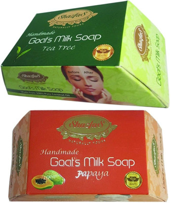 

ShazfaS Goats milk soap Papaya-Tea tree(1 g)