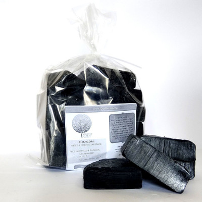 

GodBlessU Charcoal Soap base, Melt and pour soap base(1000 g, Pack of 4)