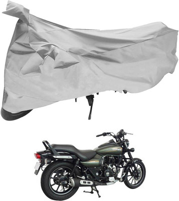 SHOOLIN Two Wheeler Cover for Bajaj(Avenger 220 Street, Silver)