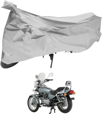 SHOOLIN Two Wheeler Cover for Bajaj(Avenger 220 DTS-i, Silver)
