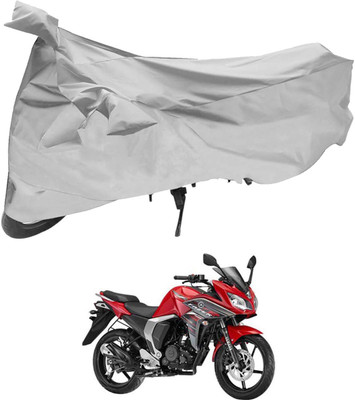 SHOOLIN Two Wheeler Cover for Mahindra(Silver)