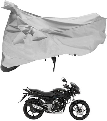 SHOOLIN Two Wheeler Cover for Bajaj(Pulsar 150, Silver)