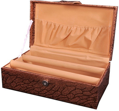 

JD ENTERPRISE TWO ROD BANGLE BOX (BROWN) JEWELLERY Vanity Box(Brown)