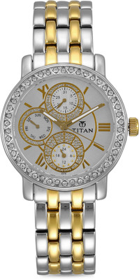 Titan NF9743BM01E Purple Analog Watch - For Women