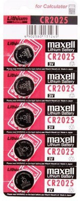PREMBROTHERS Maxell CR2025  Battery(Pack of 5)