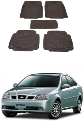 Autoxygen Rubber Standard Mat For  Chevrolet Optra(Beige)