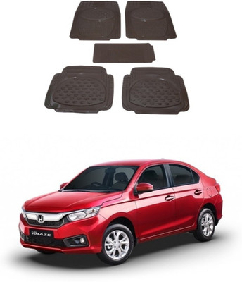 Autoxygen Rubber Standard Mat For  Honda Amaze(Beige)