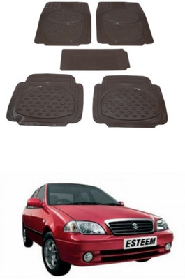 Autoxygen Rubber Standard Mat For  Maruti Suzuki Esteem(Beige)