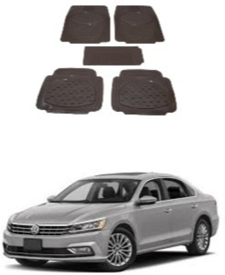 Autoxygen Rubber Standard Mat For  Volkswagen Passat(Beige)