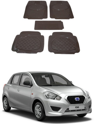 Autoxygen Rubber Standard Mat For  Datsun Go(Beige)