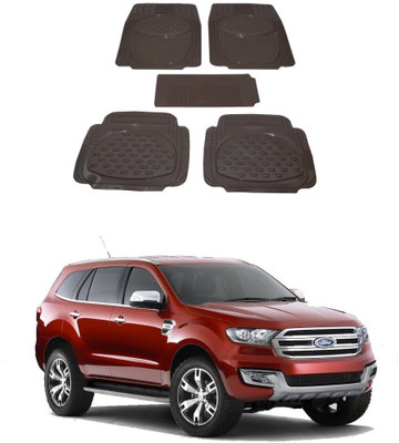 Autoxygen Rubber Standard Mat For  Ford Endeavour(Beige)