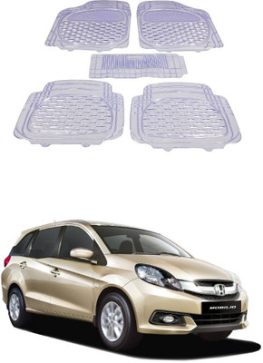 Autoxygen Rubber Standard Mat For  Honda Mobilio(White)