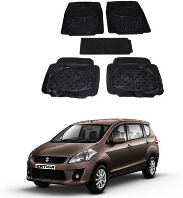 Autoxygen Rubber Standard Mat For  Maruti Suzuki Ertiga(Black)