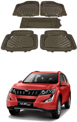 Autoxygen Rubber Standard Mat For  Mahindra XUV(Brown)