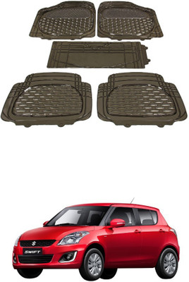 Autoxygen Rubber Standard Mat For  Maruti Suzuki Swift(Brown)