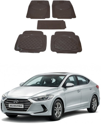 Autoxygen Rubber Standard Mat For  Hyundai Elantra(Beige)