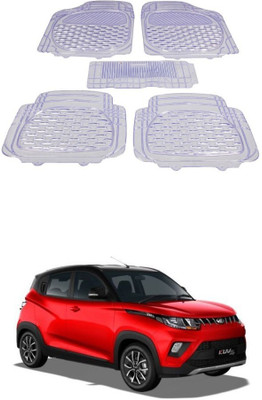 Autoxygen Rubber Standard Mat For  Mahindra KUV 100(White)