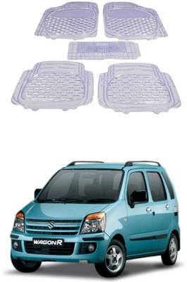 Autoxygen Rubber Standard Mat For  Maruti Suzuki WagonR(White)