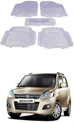 Autoxygen Rubber Standard Mat For  Maruti Suzuki WagonR(White)