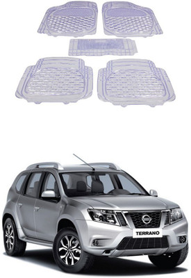 Autoxygen Rubber Standard Mat For  Nissan Terrano(White)