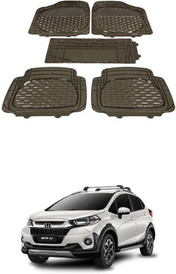 Autoxygen Rubber Standard Mat For  Honda WRV(Brown)
