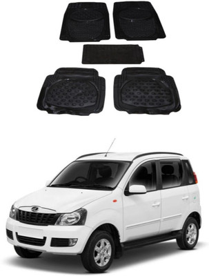 Autoxygen Rubber Standard Mat For  Mahindra Quanto(Black)