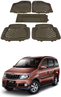 Autoxygen Rubber Standard Mat For  Mahindra Xylo(Brown)
