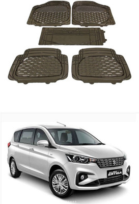 Autoxygen Rubber Standard Mat For  Maruti Suzuki Ertiga(Brown)
