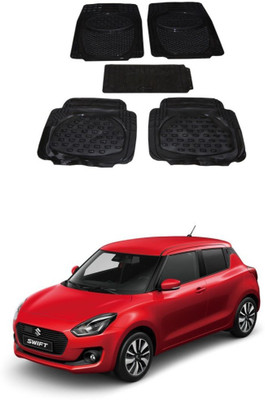 Autoxygen Rubber Standard Mat For  Maruti Suzuki New Swift(Black)