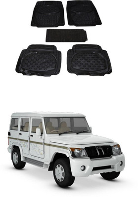 Autoxygen Rubber Standard Mat For  Mahindra Bolero(Black)
