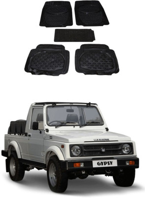 Autoxygen Rubber Standard Mat For  Maruti Suzuki Gypsy(Black)