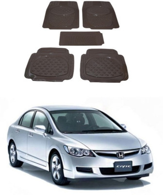 Autoxygen Rubber Standard Mat For  Honda Civic(Beige)