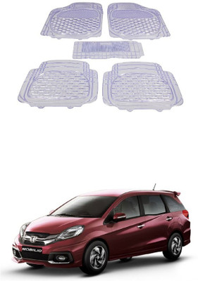 Autoxygen Rubber Standard Mat For  Honda Mobilio(White)