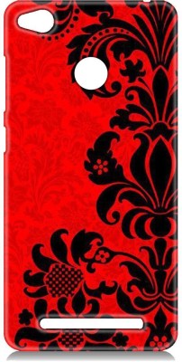 Smutty Back Cover for Mi Redmi 3S Prime - Floral Black Print(Multicolor, Hard Case, Pack of: 1)