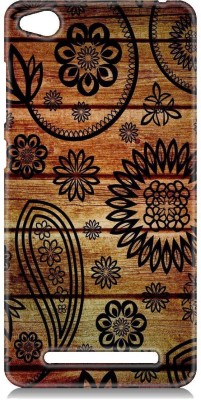 Smutty Back Cover for Mi Redmi 3S - Wooden Floral Print(Multicolor, Hard Case, Pack of: 1)