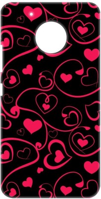 Smutty Back Cover for Motorola Moto G5, XT1672, XT1676 - Pink Heart Print(Multicolor, Hard Case, Pack of: 1)