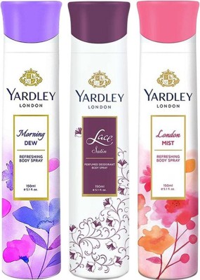 Yardley London Deodorants combo No-88 Combo Set(Set of 3)