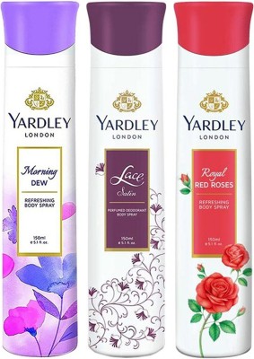 Yardley London Deodorants combo No-87 Combo Set(Set of 3)