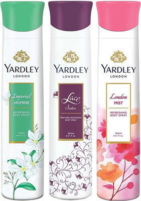 

Yardley london Deodorants combo No-72 Combo Set(Set of 3)