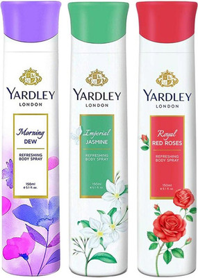 Yardley london Deodorants combo No-37 Combo Set(Set of 3)