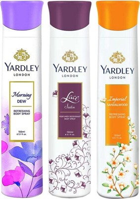 Yardley London Deodorants combo No-89 Gift Set  Combo Set(Set of 3)