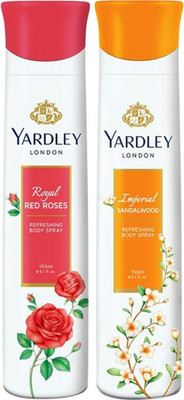

Yardley london Red Roses and Sandalwood Combo Set(Set of 2)