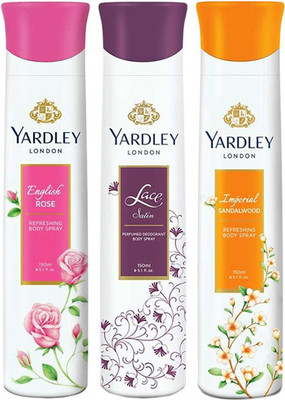 

Yardley london Deodorants combo No-79 Combo Set(Set of 3)