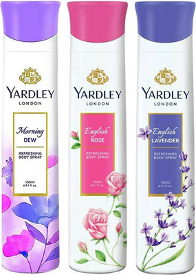 

Yardley london Deodorants combo No-34 Combo Set(Set of 3)