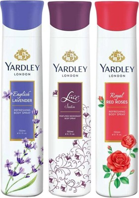 Yardley London Deodorants combo No-82 Combo Set(Set of 3)