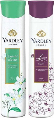 

Yardley london Jasmine and Lace Satin Combo Set(Set of 2)