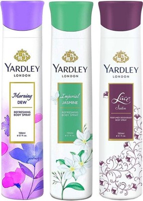 Yardley London Deodorants combo No-86 Combo Set(Set of 3)