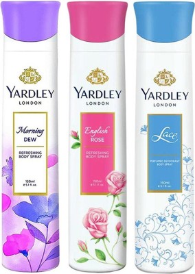 Yardley London Deodorants combo No-33 Combo Set(Set of 3)