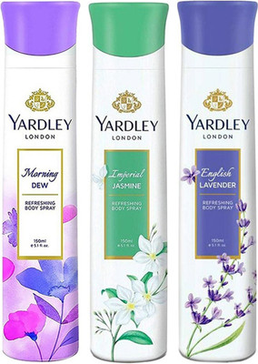 

Yardley london Deodorants combo No-39 Combo Set(Set of 3)