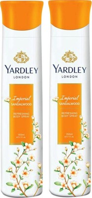 Yardley London Imperial Sandalwood (pack of 2) Deodorant Spray  -  For Women(150 ml, Pack of 2)